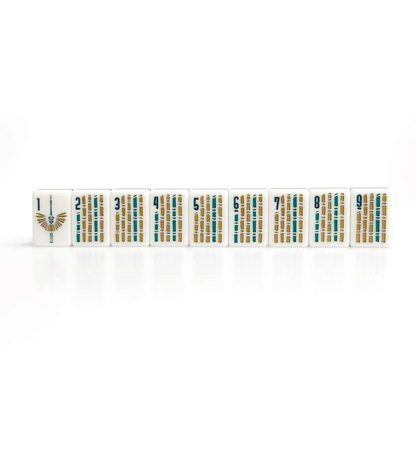 Premium Burgundy American Mahjong Set with Gold Details – Luxury Glossy Mahjong Tiles for Gifts, Family Game Nights & Wholesale